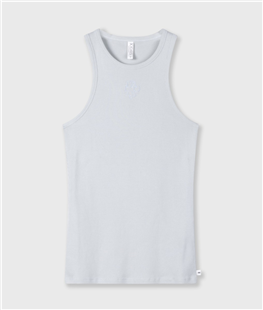 10Days clean blue tank top rib shirt
