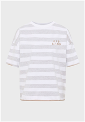Elbsand camel wit Gry t-shirt
