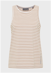 Elbsand camel wit gestreept Maavi tank top