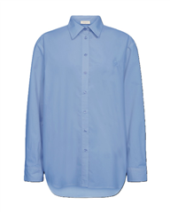 Freequent lichtblauwe katoenen Jolle blouse
