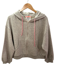The Shirt Project light grey melange hoodie jack